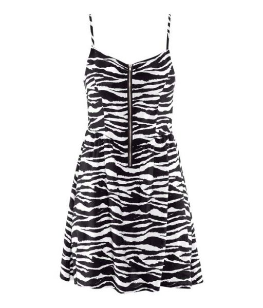 Vestido de Alça Zebra